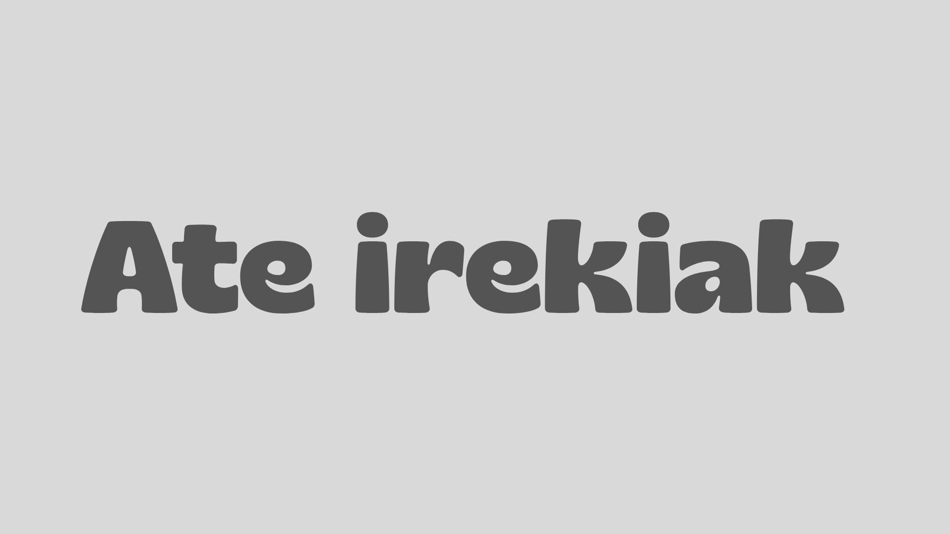 Ate irekiak